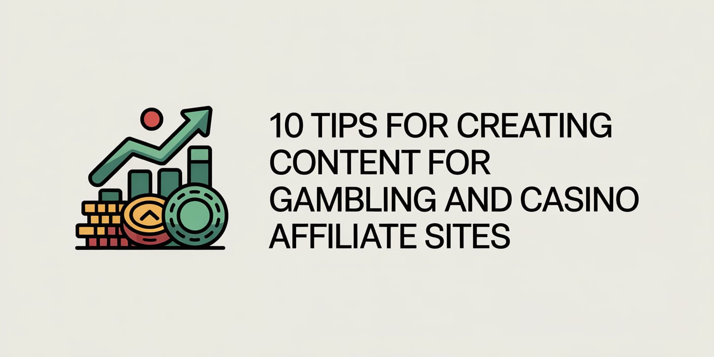 10 Tips for Creating Content for Gambling and Casino Affiliate Sites